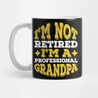 Professional Grandpa Retired Grandpa Gifts ideas Mug